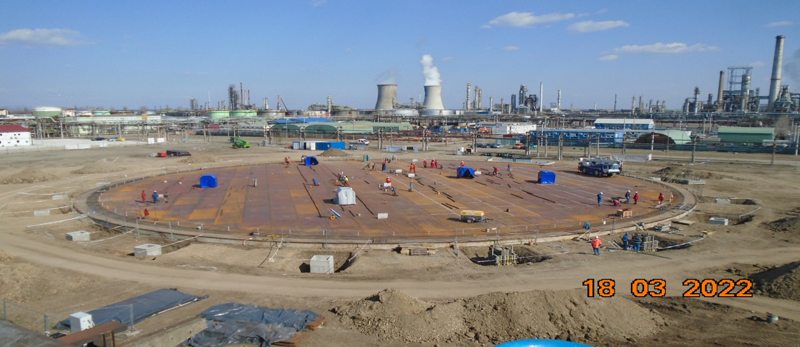 Rezervor pentru țiței brut, capacitate 60.000 m³ — 1