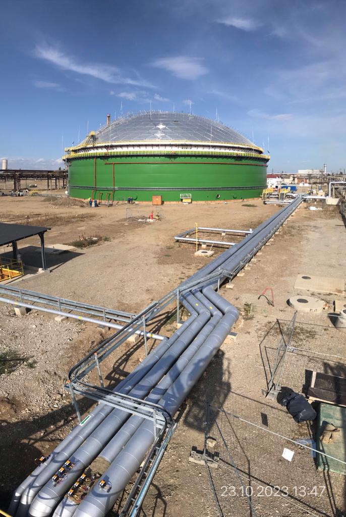 Rezervor pentru țiței brut, capacitate 60.000 m³ — 6